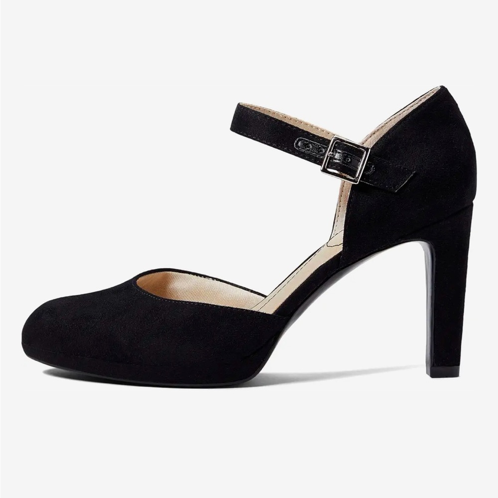 NEW LifeStride Jean Black Heels Pumps sz 8.5